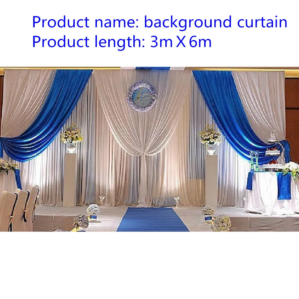 3m*6m (10ft*20ft) wedding backdrop swag Party background cloth Curtain Celebration Stage cloth Performance Background Satin Drap
3m*6m (10ft*20ft) wedding backdrop swag Party background cloth Curtain Celebration Stage cloth Performance Background Satin Drap