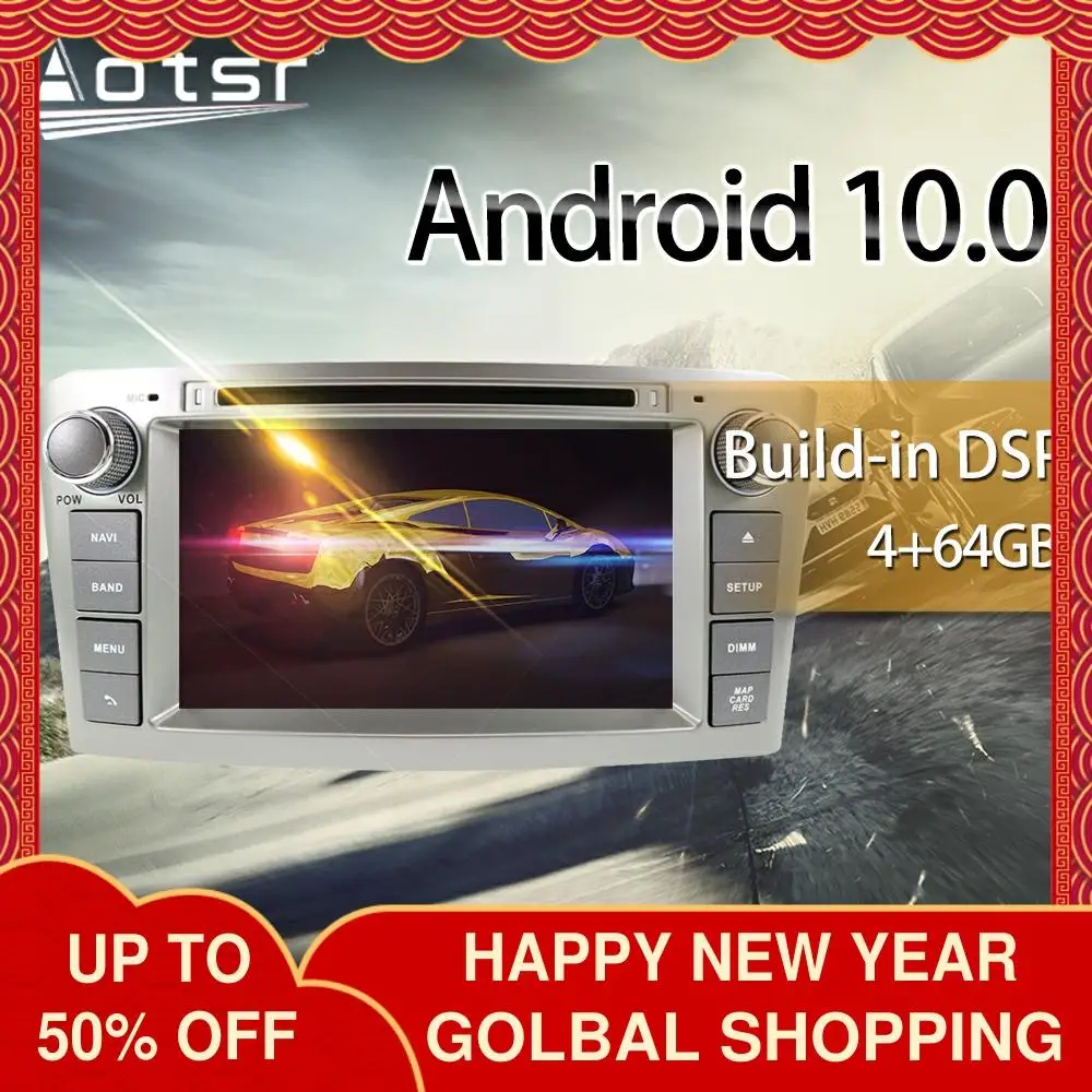64G For Toyota Avensis T25 2002-2008 Car DVD Multimedia Radio Video Player Stereo Recorder Android Auto Audio GPS Navi Head Unit
64G For Toyota Avensis T25 2002-2008 Car DVD Multimedia Radio Video Player Stereo Recorder Android Auto Audio GPS Navi Head Unit