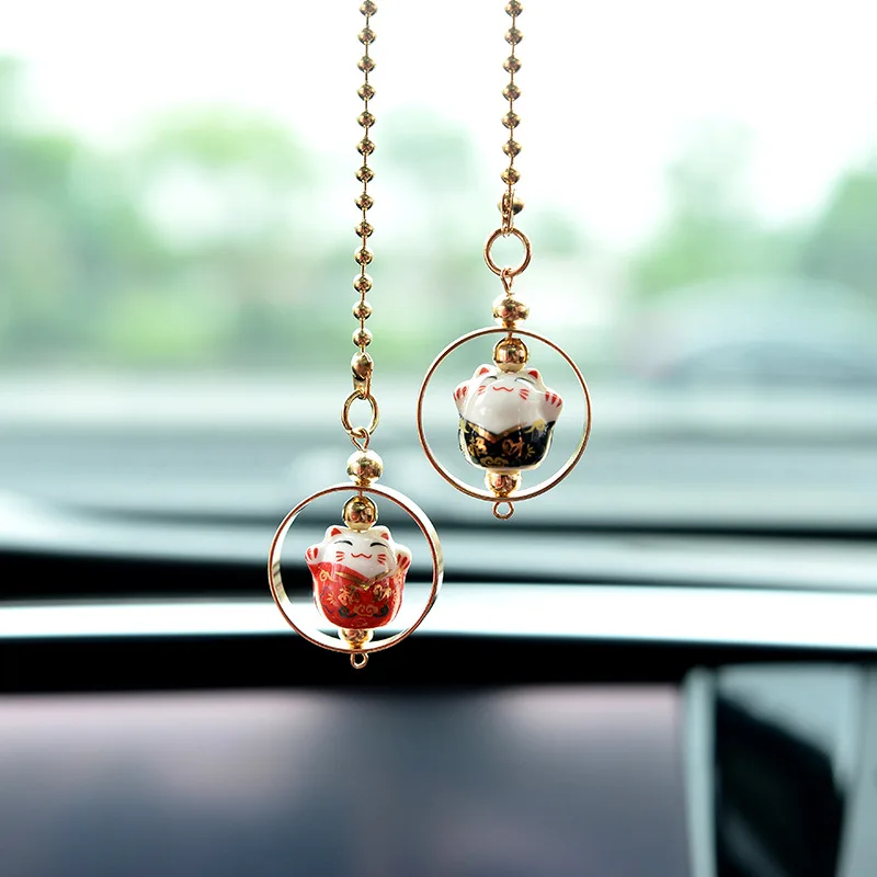Cute Lucky Cat Charm Car Pendant Automobiles Rearview Mirror Suspension Decoration Accessories Hanging Pendant Gifts
Cute Lucky Cat Charm Car Pendant Automobiles Rearview Mirror Suspension Decoration Accessories Hanging Pendant Gifts
