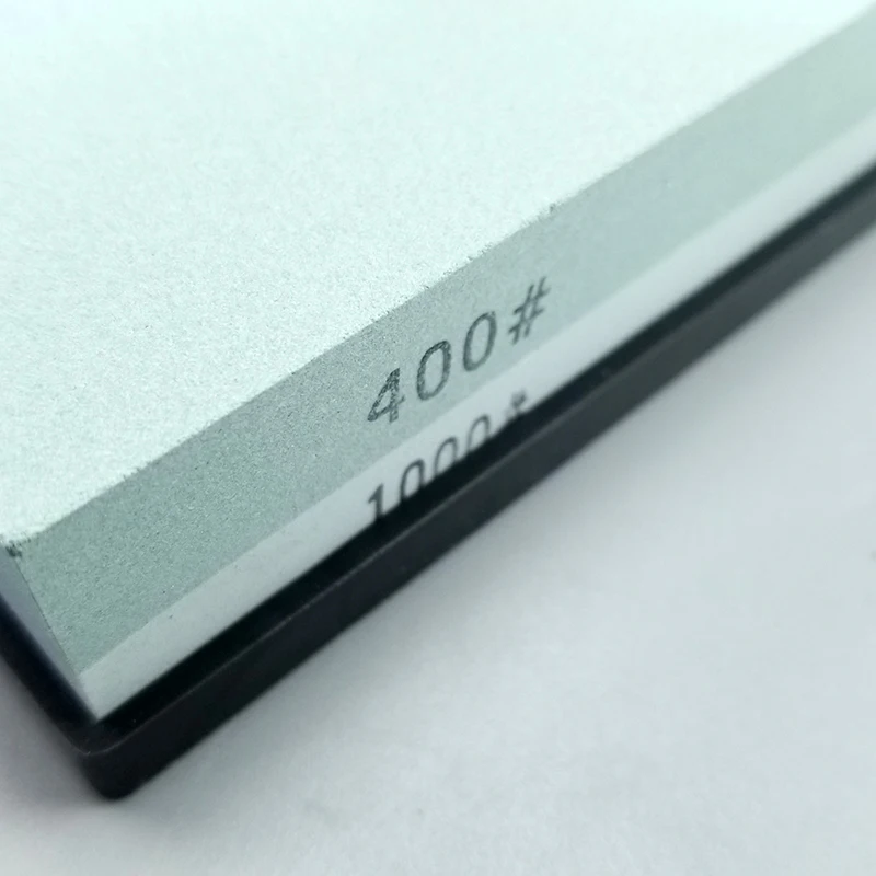 Sharpening stone 400&1000 grit size - double-sided oil stone set with anti-slip bamboo base and angle guide
Sharpening stone 400&1000 grit size - double-sided oil stone set with anti-slip bamboo base and angle guide