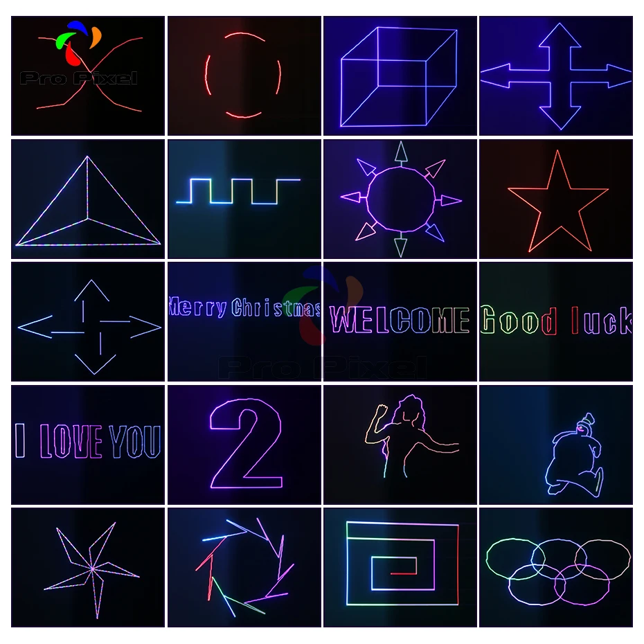 2019 1 шт. 3 Вт RGB сканер ILDA30Kp анимация лазерный сценический свет программируемый