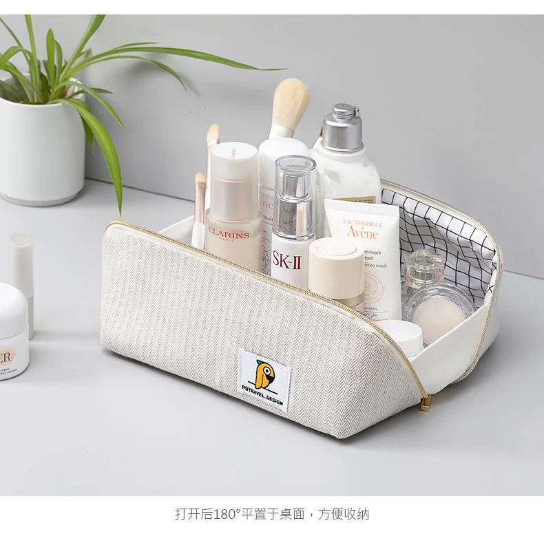 Cosmetic Bag Female Portable Large-capacity Storage Bag Ins Wind 2021 New Super Fire Portable Folding Travel Toiletries
Cosmetic Bag Female Portable Large-capacity Storage Bag Ins Wind 2021 New Super Fire Portable Folding Travel Toiletries