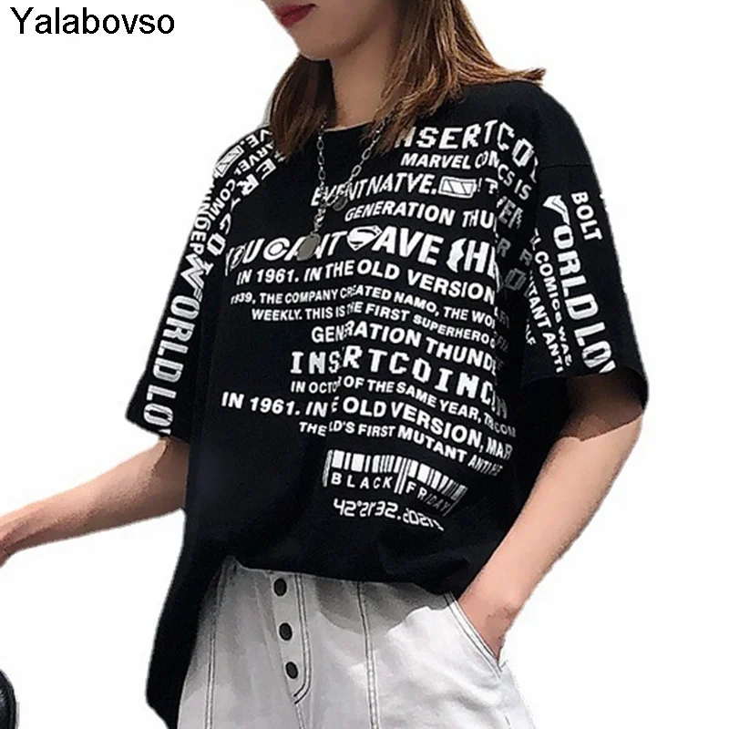 Letter Printed T-shirt For Women's 2021 Summer New Korean Design Casual Round Neck Pullover Loose Tees And Tops White Tshirts
Letter Printed T-shirt For Women's 2021 Summer New Korean Design Casual Round Neck Pullover Loose Tees And Tops White Tshirts