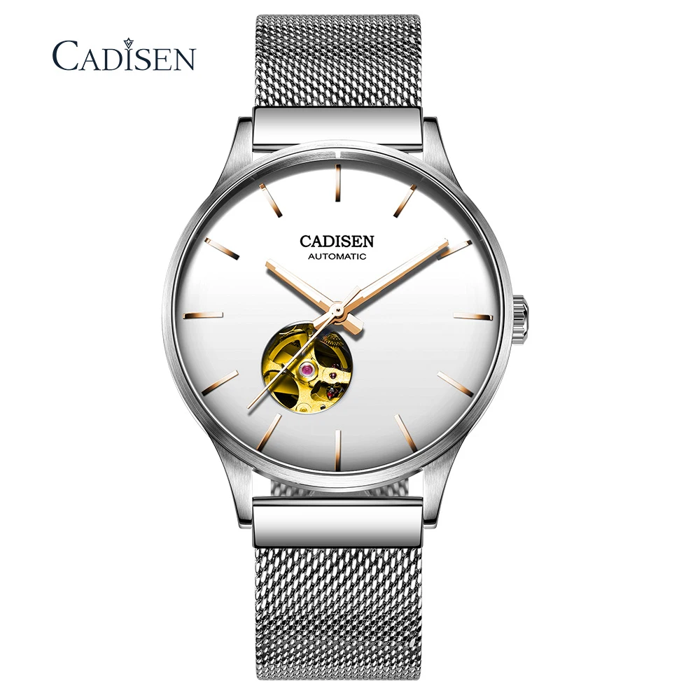 

CADISEN C8164 MIYOTA-82S0 Movt Mechanical Watches Tourbillon Men`s Watch Automatic Sapphire 5ATM Wristwatch 316L Case Date Clock