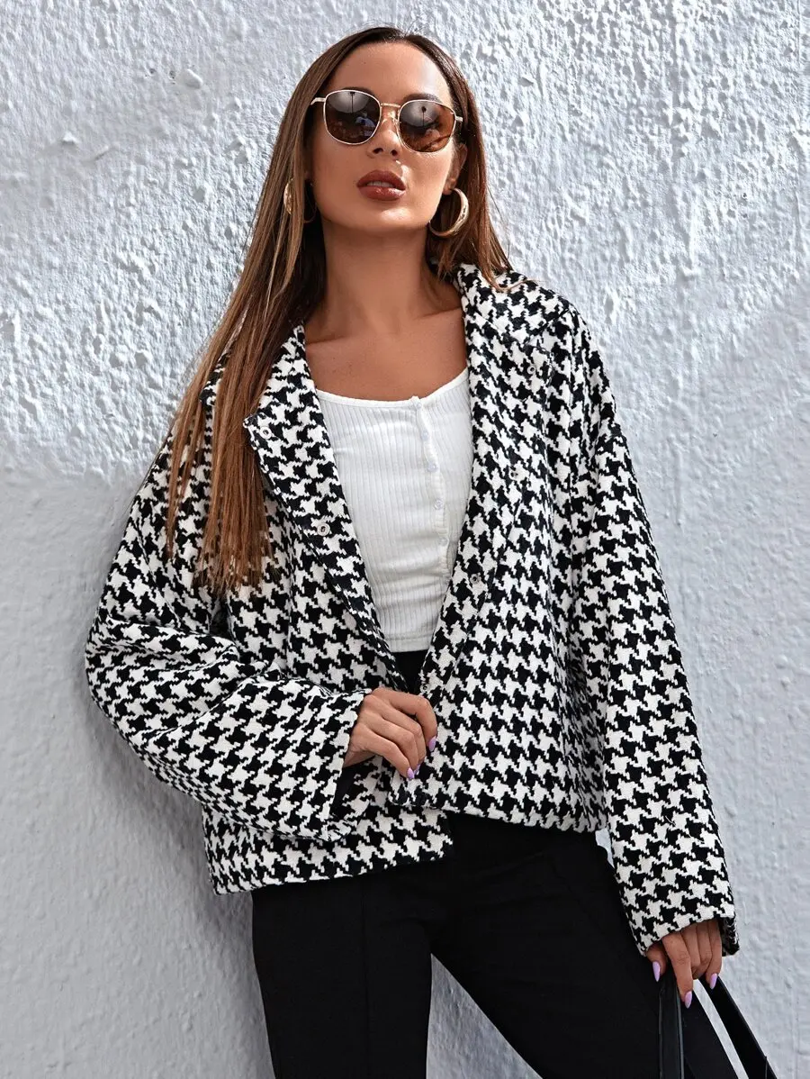 Plus Size Plaid Print Women Elegants Loose Coats 2021 Spring New Arrivals Long Sleeve Turn-down Collar Single-breasted Jackets
Plus Size Plaid Print Women Elegants Loose Coats 2021 Spring New Arrivals Long Sleeve Turn-down Collar Single-breasted Jackets