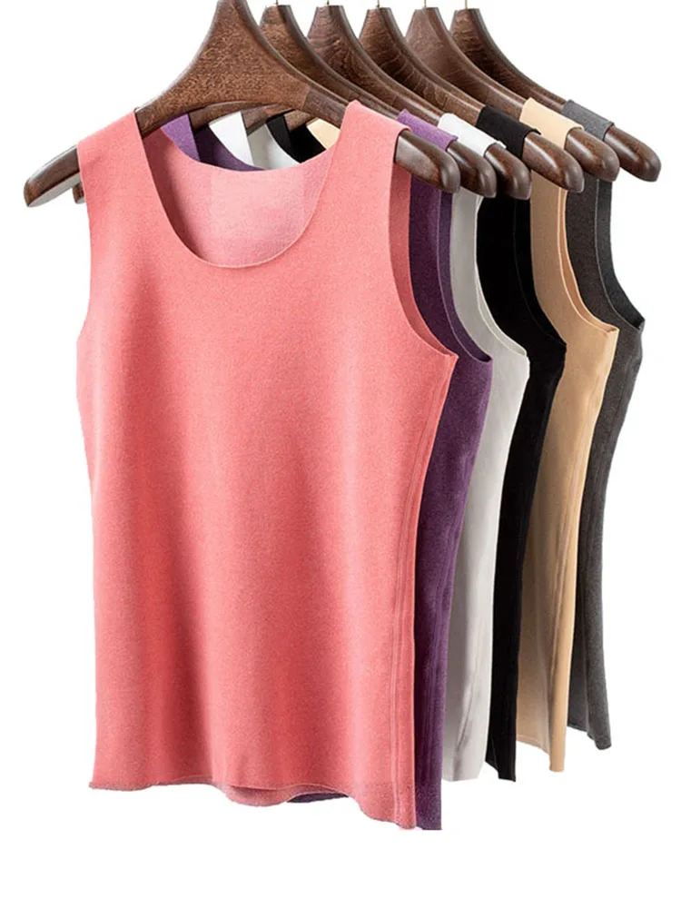 2021Thermal Underwear Warm Body Tops Vest Women Sleeveless Slim Seamless O Neck Autumn Winter Solid Warm Solid Thermal Underwear
2021Thermal Underwear Warm Body Tops Vest Women Sleeveless Slim Seamless O Neck Autumn Winter Solid Warm Solid Thermal Underwear