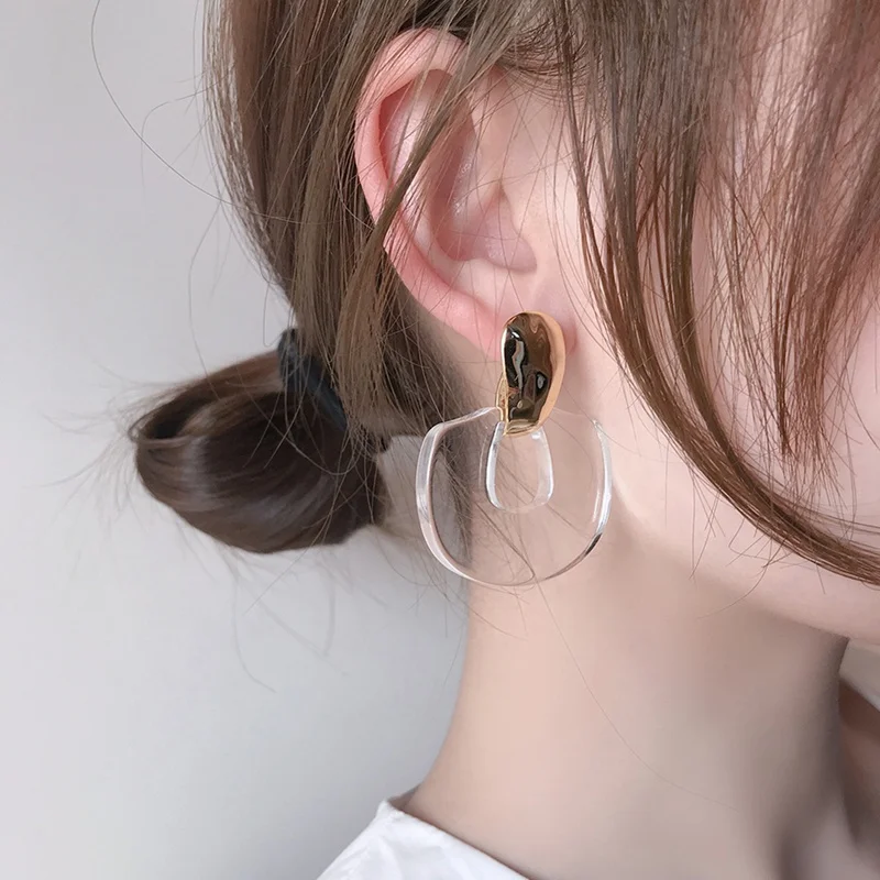 MENGJIQIAO Fashion Transparent Acrylic Geometric Drop Earrings Pendientes Mujer Moda Metal Hook Statement Holiday Jewelry
MENGJIQIAO Fashion Transparent Acrylic Geometric Drop Earrings Pendientes Mujer Moda Metal Hook Statement Holiday Jewelry