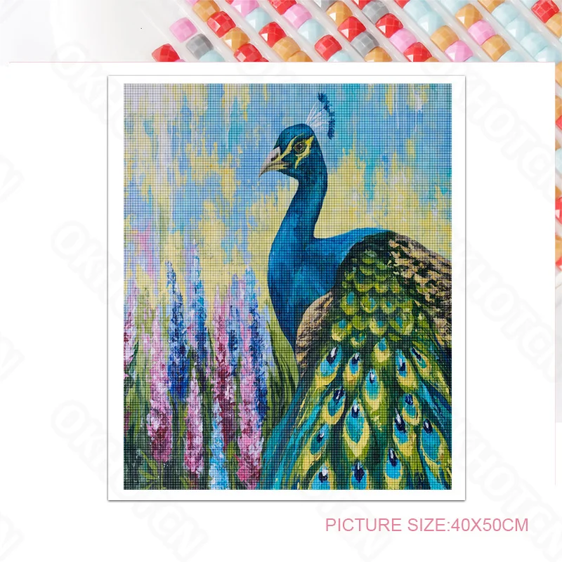 Diy Diamond Painting Open-Screen Peacock Square Diamond Round Diamond Embroidery Mosaic Rhinestone Decorative Painting
Diy Diamond Painting Open-Screen Peacock Square Diamond Round Diamond Embroidery Mosaic Rhinestone Decorative Painting