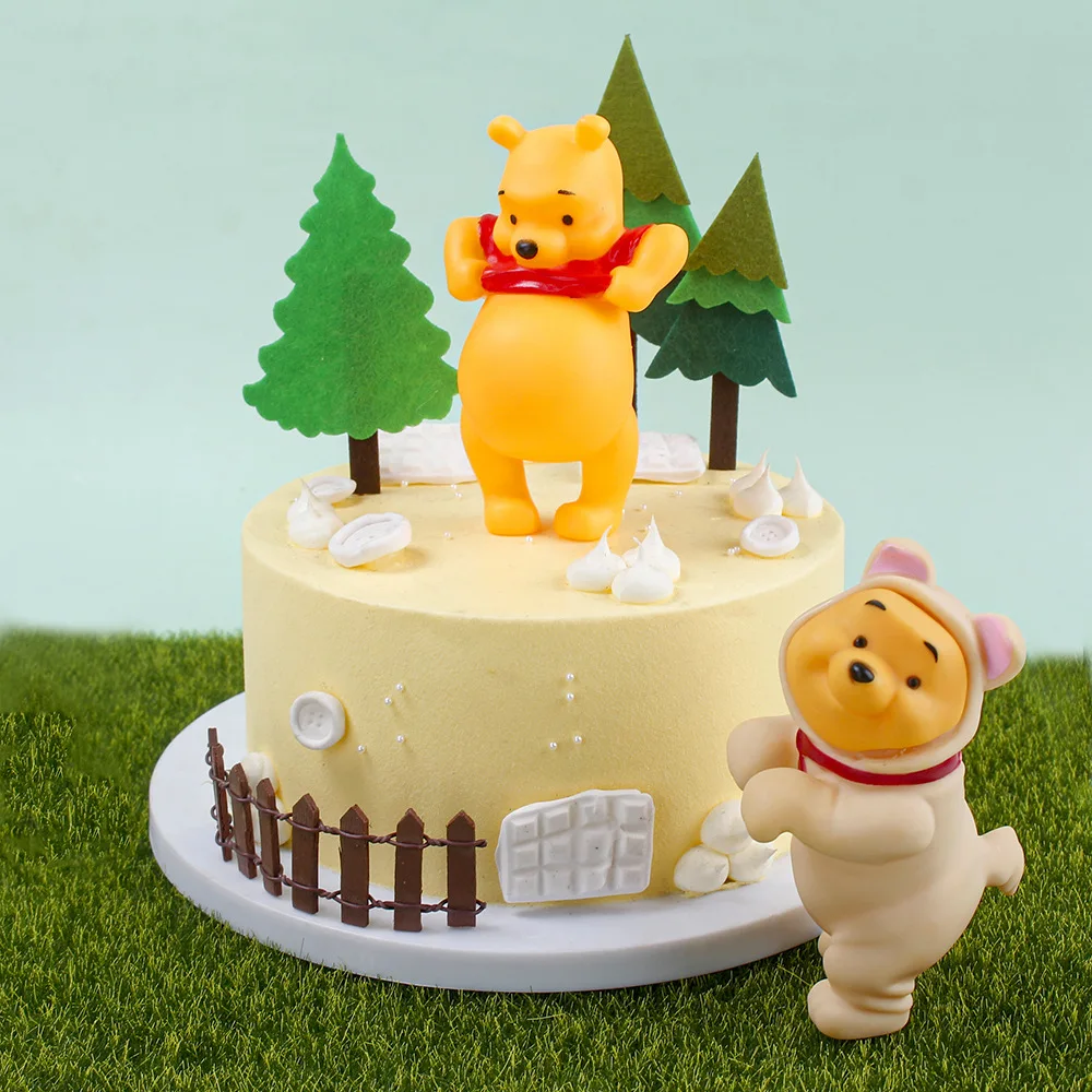 Disney Vinyl Winnie the Pooh Cake Decoration Cute Pooh Bear Cartoon Action Figures Toys Decor Birthday Party Decoration Supplies
Disney Vinyl Winnie the Pooh Cake Decoration Cute Pooh Bear Cartoon Action Figures Toys Decor Birthday Party Decoration Supplies
