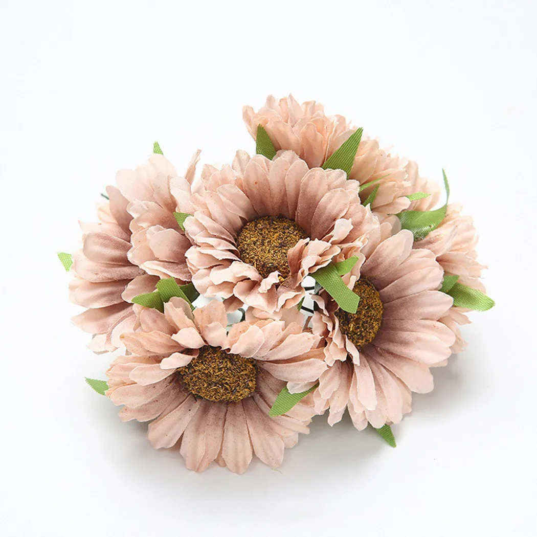 6pcs Gerbera Daisy Real Touch Flowers Bouquet Garden Home Decor Home Decoration Festivals Wedding Simulation Flowers
6pcs Gerbera Daisy Real Touch Flowers Bouquet Garden Home Decor Home Decoration Festivals Wedding Simulation Flowers
