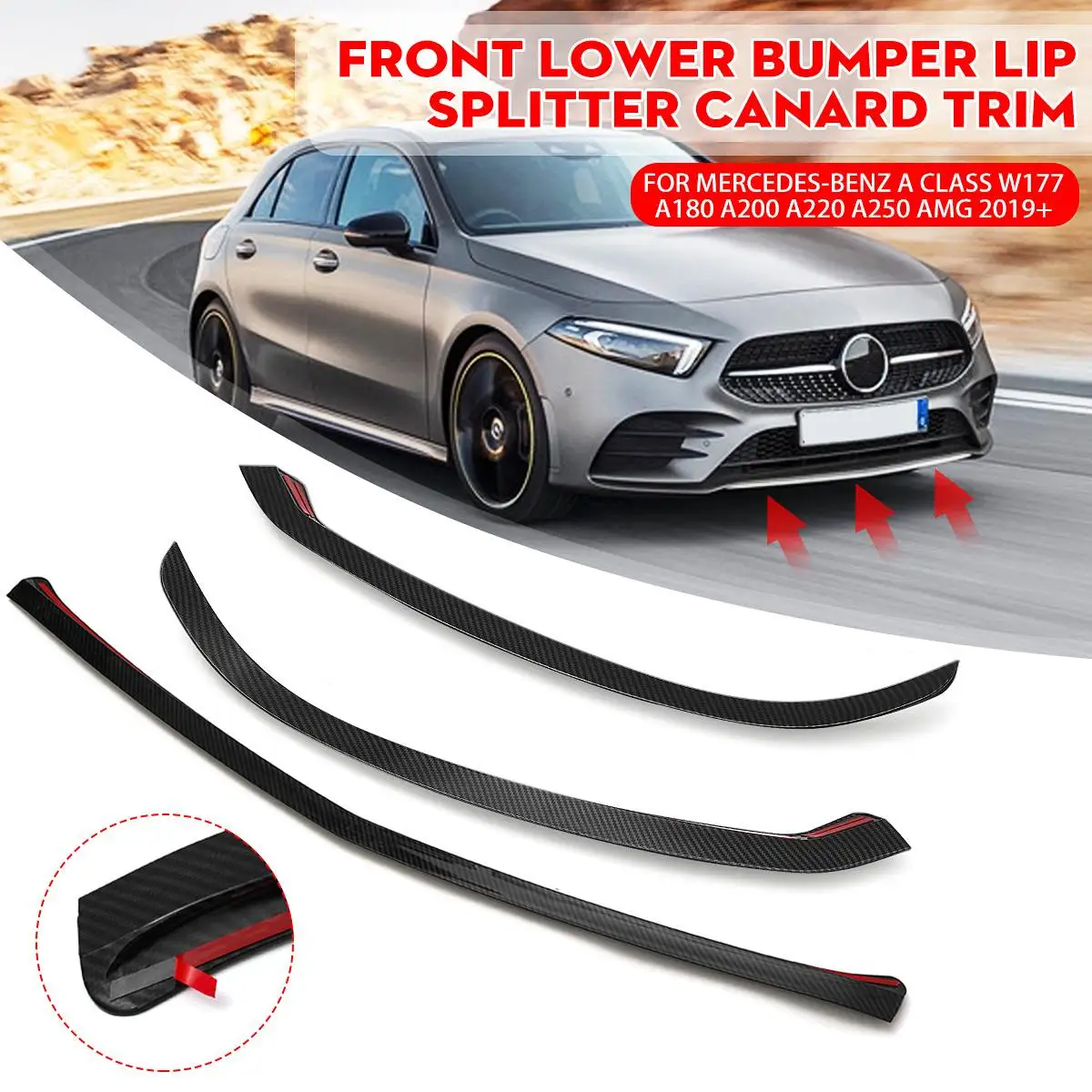 Сплиттер для переднего нижнего бампера Mercedes-benz A Class W177 2019 +, утюжок для отделки A180, A200, A220, A250, для автомобилей AMG, стилинг, 3 шт.
Сплиттер для переднего нижнего бампера Mercedes-benz A Class W177 2019 +, утюжок для отделки A180, A200, A220, A250, для автомобилей AMG, стилинг, 3 шт.