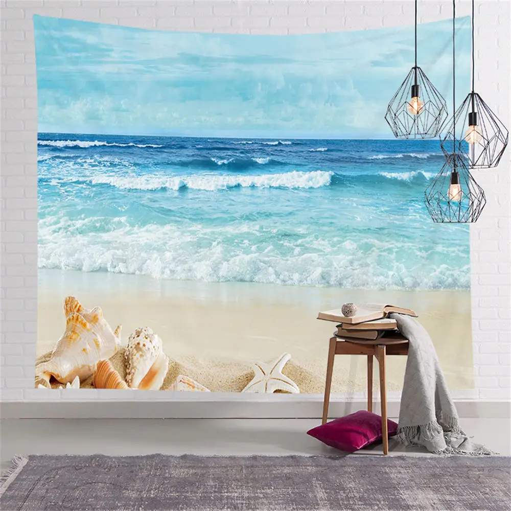 Custom Popular Summer Shell Ocean Tapestry Hippie Tapestries Wall Art Decor Hanging Fabric Living Ceiling Room CGT008
Custom Popular Summer Shell Ocean Tapestry Hippie Tapestries Wall Art Decor Hanging Fabric Living Ceiling Room CGT008