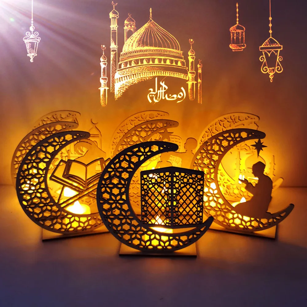 EID Mubarak Decor Wooden LED Light Ramadan Decorations For Home Lslamic Muslim Supplies Eid Mubarak Gift
EID Mubarak Decor Wooden LED Light Ramadan Decorations For Home Lslamic Muslim Supplies Eid Mubarak Gift