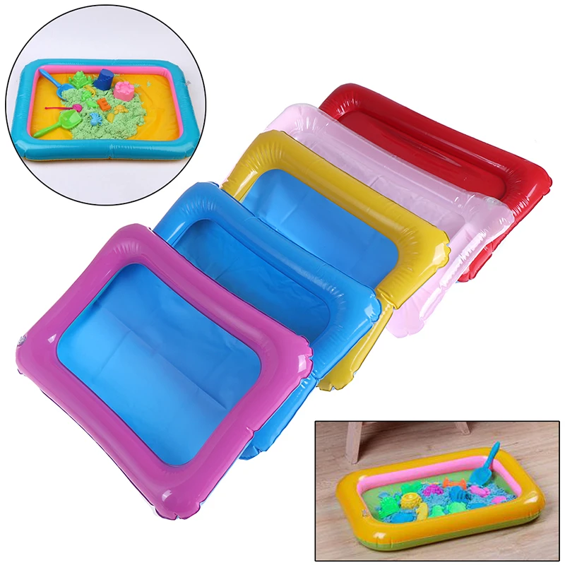 Random Color 32x25cm/45x32cm Mars Space Inflatable PVC Sand Tray With Plastic Mobile Table Indoor Magic Play Sand Children Toys
Random Color 32x25cm/45x32cm Mars Space Inflatable PVC Sand Tray With Plastic Mobile Table Indoor Magic Play Sand Children Toys