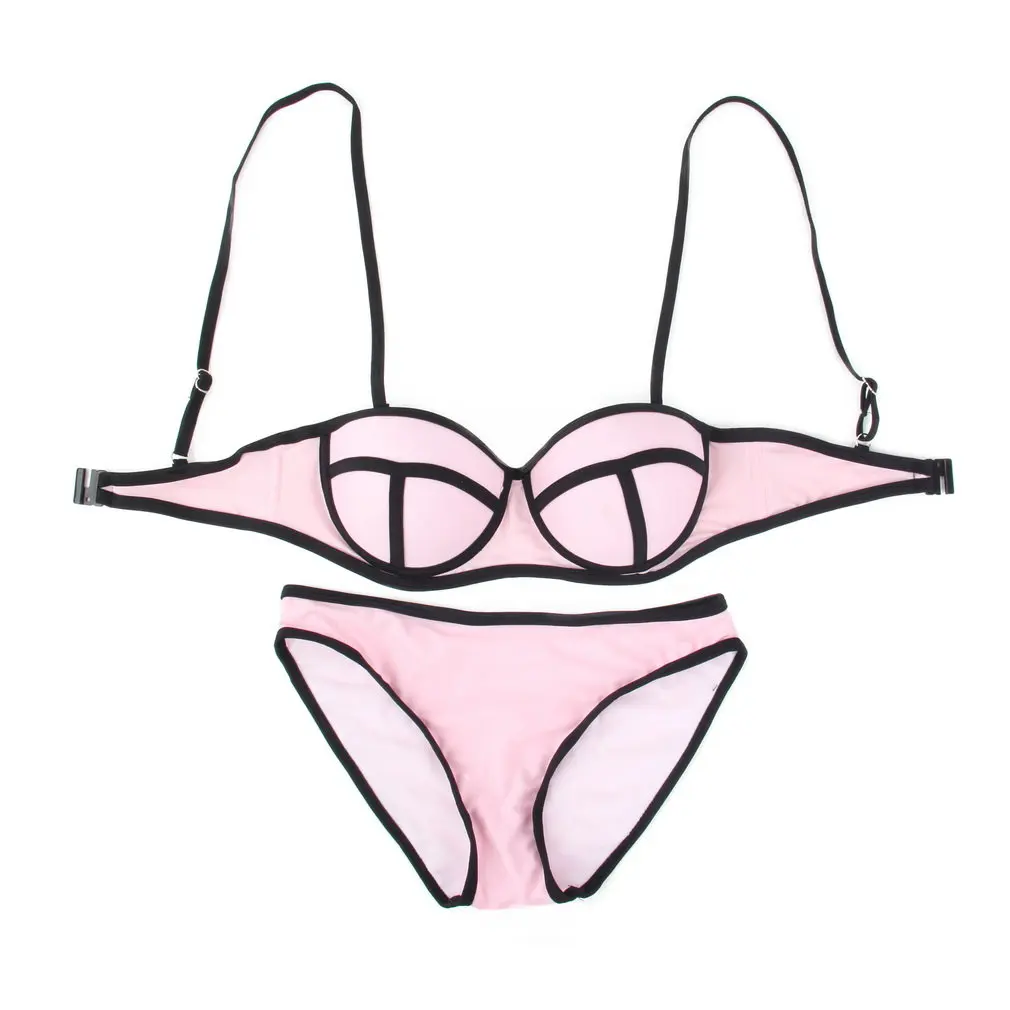 Swimwear Fluorescence Women Bikini Set Cross Bandage Beach Bathing Suit Top Low Waist Swimsuit Push Up latest
Swimwear Fluorescence Women Bikini Set Cross Bandage Beach Bathing Suit Top Low Waist Swimsuit Push Up latest