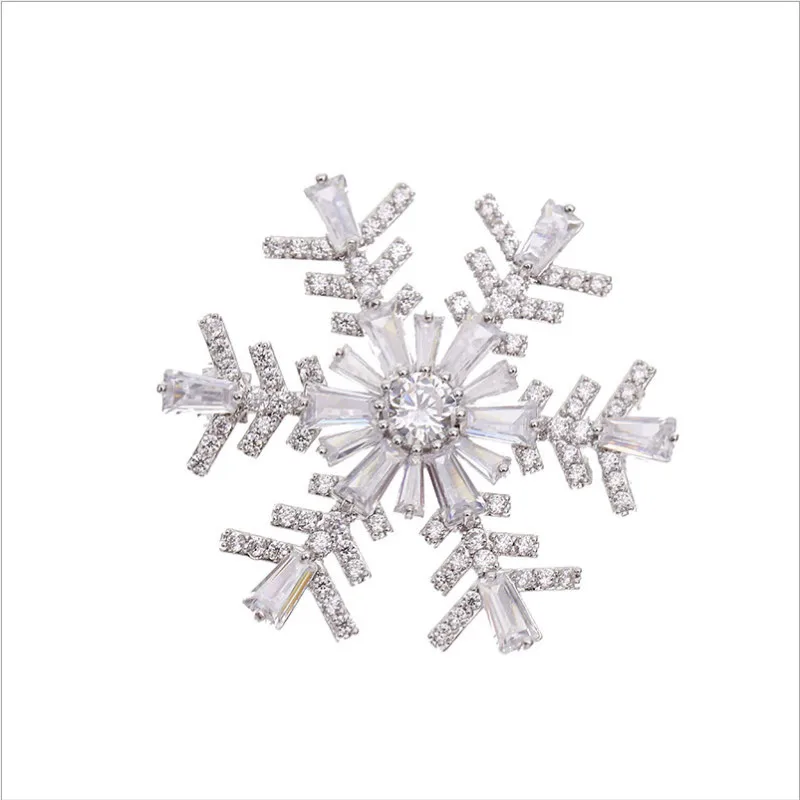 Hot Selling Korean Fashion Zircon snowflakes brooch gentlewoman suit Ceremonial party Shining broochs for women Delicate Jewelry
Hot Selling Korean Fashion Zircon snowflakes brooch gentlewoman suit Ceremonial party Shining broochs for women Delicate Jewelry