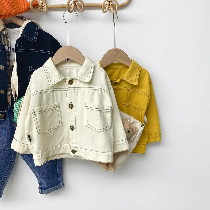 2-7 Years Boy Children Jacket Autumn Korean Casual Color Soft Denim Shirt Jacket for Baby Boys Kids Clothing Toddler Jacket New
2-7 Years Boy Children Jacket Autumn Korean Casual Color Soft Denim Shirt Jacket for Baby Boys Kids Clothing Toddler Jacket New