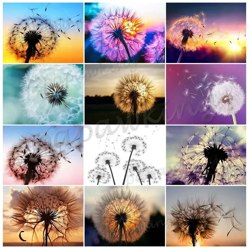 5D Diamond Painting Flower Kit Rhinestones Dandelion Full Square/round Diamond Embroidery Diy Mosaic Art Stitch Home Decor Gift
5D Diamond Painting Flower Kit Rhinestones Dandelion Full Square/round Diamond Embroidery Diy Mosaic Art Stitch Home Decor Gift