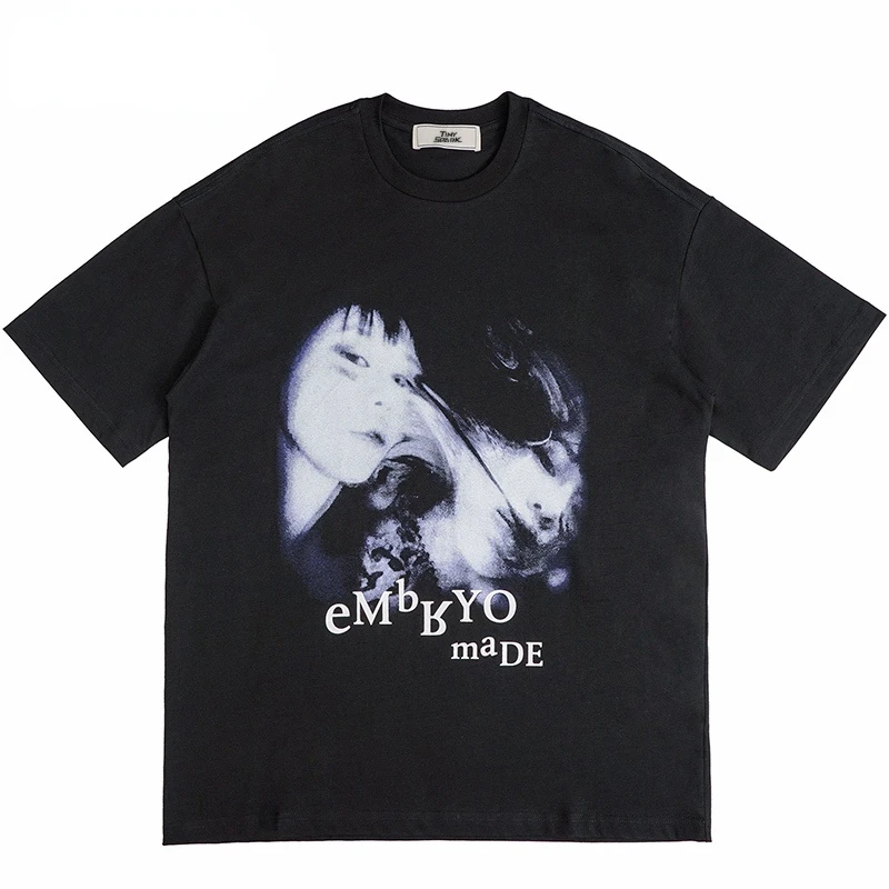 2021 Streetwear T-Shirt Men Hip Hop Illusion Girl Letter Print T Shirt Harajuku Cotton Casual Summer Short Sleeve Tshirt Black
2021 Streetwear T-Shirt Men Hip Hop Illusion Girl Letter Print T Shirt Harajuku Cotton Casual Summer Short Sleeve Tshirt Black