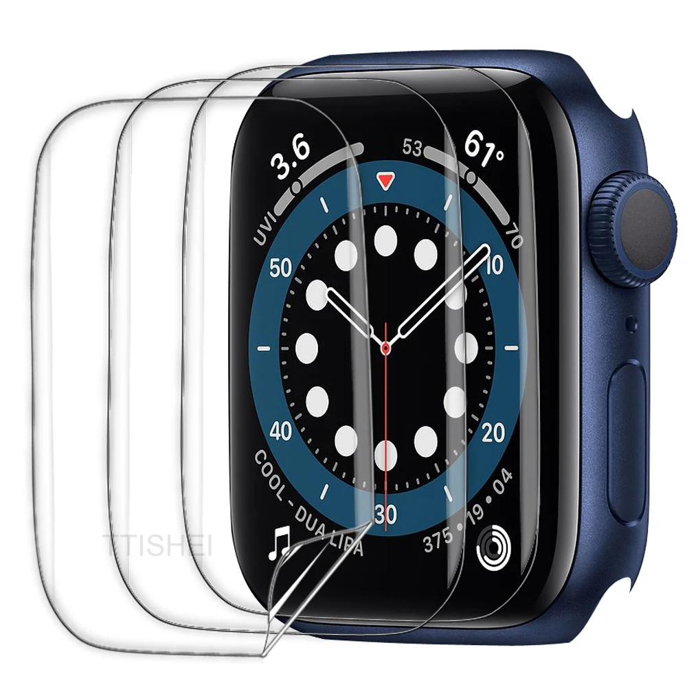 Films Anti-Bubble Anti-Scratch for Apple Watch 6 SE 44mm 40mm Screen Protector Soft TPU Clear Film for Iwatch 5 4 Screen Protect
Films Anti-Bubble Anti-Scratch for Apple Watch 6 SE 44mm 40mm Screen Protector Soft TPU Clear Film for Iwatch 5 4 Screen Protect