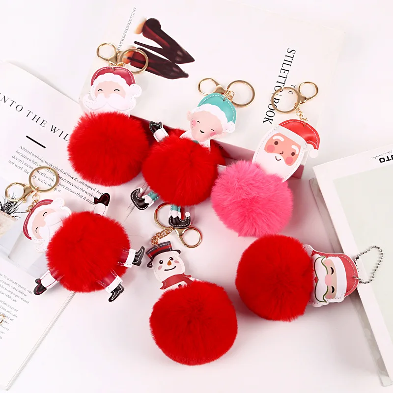 2021 Winter Christmas Fur Ball Keychain Environmentally Friendly Leather Santa Claus Plush Bag Keychain Gift Wholesale
2021 Winter Christmas Fur Ball Keychain Environmentally Friendly Leather Santa Claus Plush Bag Keychain Gift Wholesale