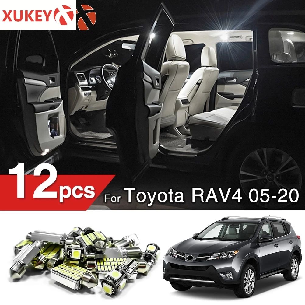 12Pcs White Canbus led Car interior lights Package Kit for Toyota Rav4 RAV-4 2005 - 2016 2017 2018 2019 2020 led interior light
12Pcs White Canbus led Car interior lights Package Kit for Toyota Rav4 RAV-4 2005 - 2016 2017 2018 2019 2020 led interior light