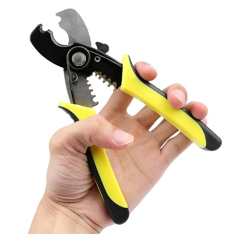 7 inch Electrical Cable Stripper Wire Stripper Cable Cutter Multi Tool Wire Cutting Scissor Stripping Pliers Hand Tools
7 inch Electrical Cable Stripper Wire Stripper Cable Cutter Multi Tool Wire Cutting Scissor Stripping Pliers Hand Tools