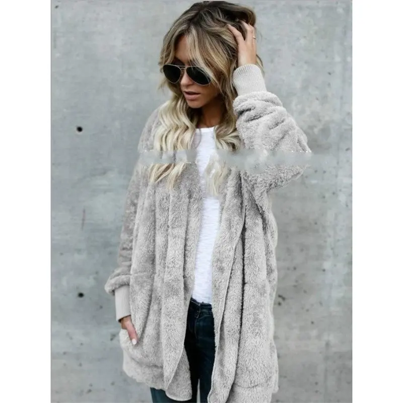 Fashion Warm Cardigan Tops Womens Double face Hooded Coat Jacket UK Plush Fluffy
Fashion Warm Cardigan Tops Womens Double face Hooded Coat Jacket UK Plush Fluffy