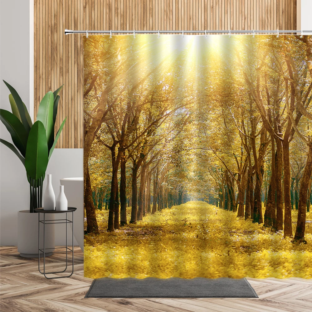 Maple Leaf Shower Curtain Set Leaves Shadow Lake Water Bathroom Decor Waterproof Bathing Fabric Autumn Scenery Creative Curtains
Maple Leaf Shower Curtain Set Leaves Shadow Lake Water Bathroom Decor Waterproof Bathing Fabric Autumn Scenery Creative Curtains