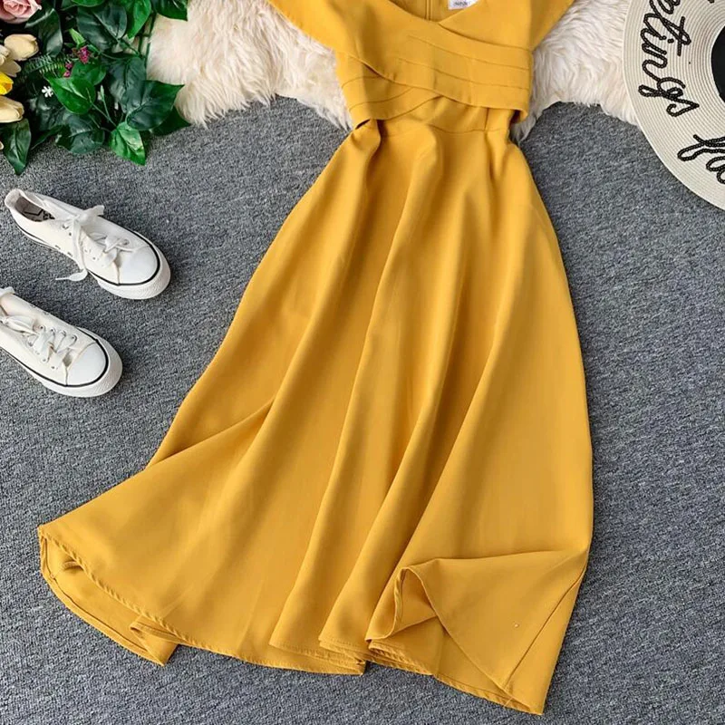 Vintage Slim Ruffles Sexy Off Shoulder Summer Dress Vestido De Festa 2021 Women Casual Elegant Party Dresses A-Line Vestidos
Vintage Slim Ruffles Sexy Off Shoulder Summer Dress Vestido De Festa 2021 Women Casual Elegant Party Dresses A-Line Vestidos