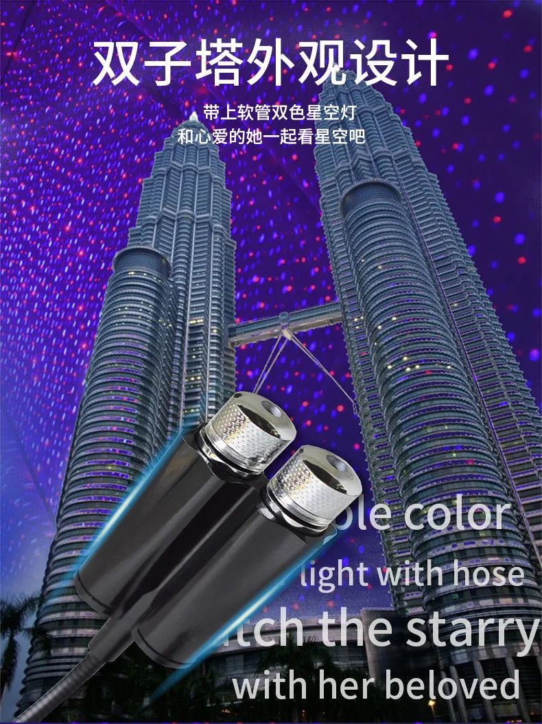 1 *Car Interior LED Roof Gypsophila USB Atmosphere Projection Lamp With Voice Control Flashing Breathing Mode Car Lights
1 *Car Interior LED Roof Gypsophila USB Atmosphere Projection Lamp With Voice Control Flashing Breathing Mode Car Lights