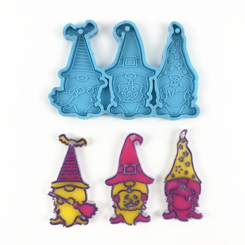 Halloween Gnomish Keychain Epoxy Resin Mold Dwarf Doll Pendant Silicone Mould DIY Crafts Jewelry Necklace Casti A0NF
Halloween Gnomish Keychain Epoxy Resin Mold Dwarf Doll Pendant Silicone Mould DIY Crafts Jewelry Necklace Casti A0NF