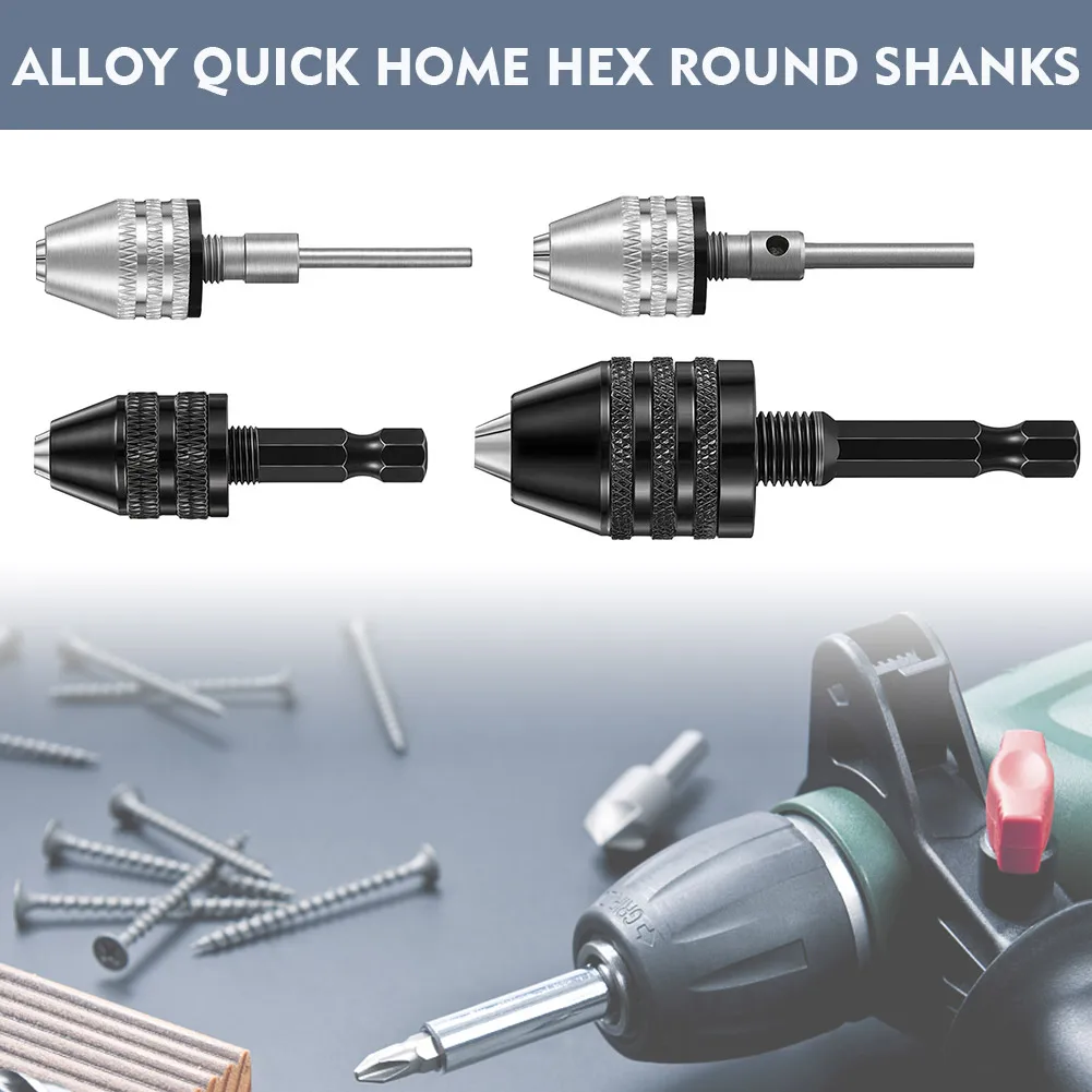 4pcs/set Change Adapter Small Replacement Durable Alloy Keyless Drill Chuck Power Tool Accessories Portable Hex Round Shanks
4pcs/set Change Adapter Small Replacement Durable Alloy Keyless Drill Chuck Power Tool Accessories Portable Hex Round Shanks