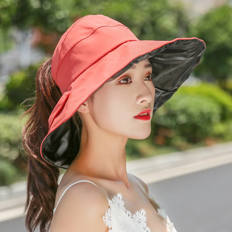 HT3142 Spring Summer Hat Women High Quality Anti-UV Bow Sun Visor Hat Lady Wide Brim Beach Cap Female Packable Sun Hat Visor Cap
HT3142 Spring Summer Hat Women High Quality Anti-UV Bow Sun Visor Hat Lady Wide Brim Beach Cap Female Packable Sun Hat Visor Cap