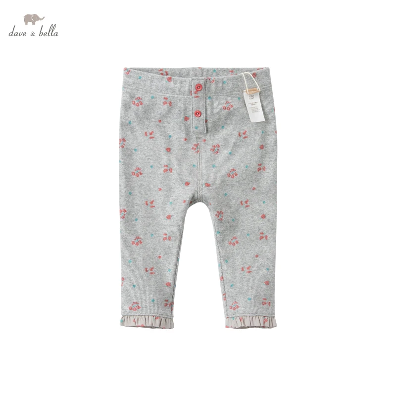 DBS16295 dave bella spring baby girls fashion floral print pants children full length kids pants infant toddler trousers
DBS16295 dave bella spring baby girls fashion floral print pants children full length kids pants infant toddler trousers