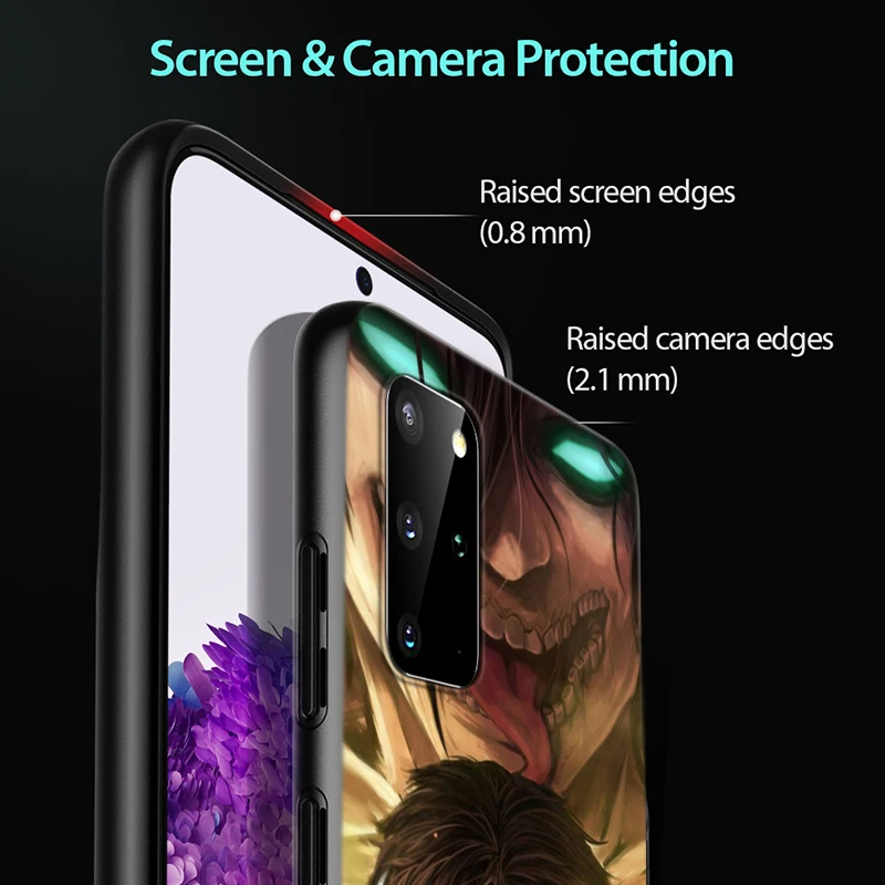 Anime attack on Titan Black Cover For Samsung Galaxy S20 Ultra Plus A01 A11 A21 A31 A40S A41 A51 A70S A71 A91 Phone Case
Anime attack on Titan Black Cover For Samsung Galaxy S20 Ultra Plus A01 A11 A21 A31 A40S A41 A51 A70S A71 A91 Phone Case