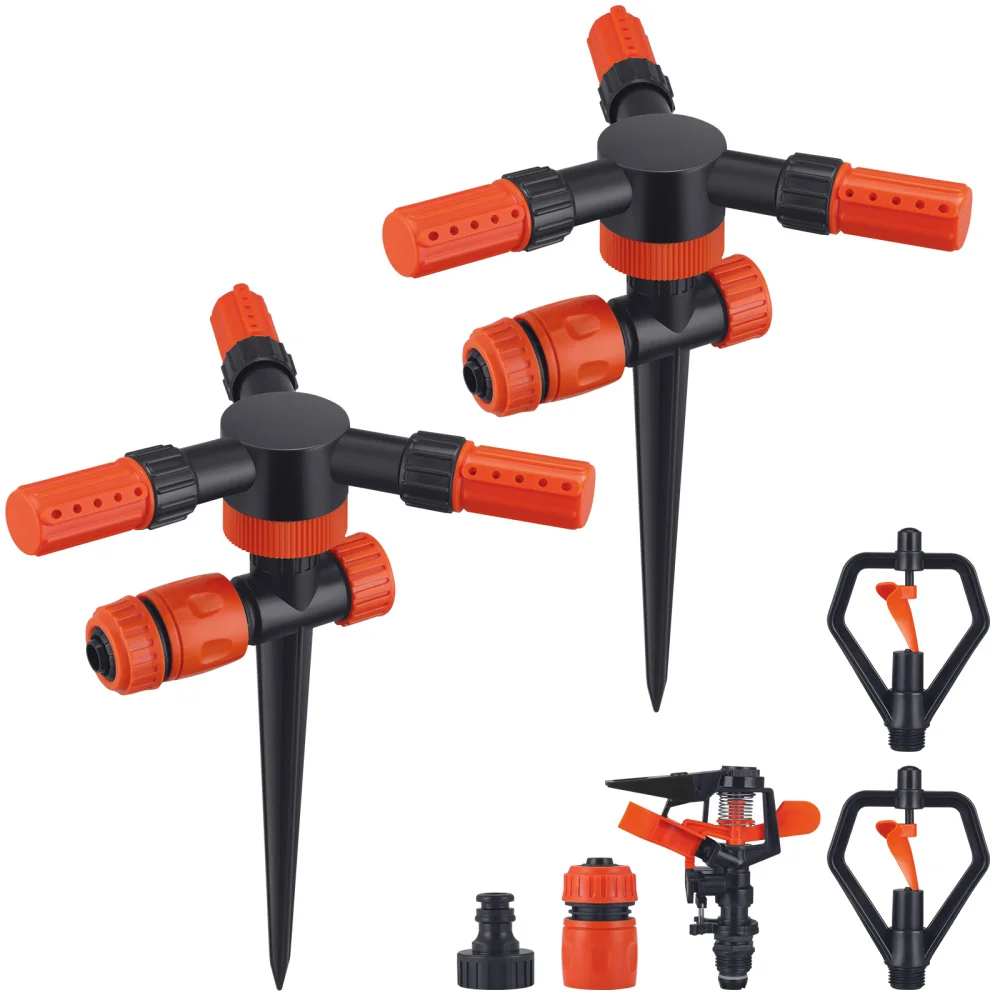 HOMEMAXS 360 Lawn Sprinkler Automatic Garden Water Sprinkler Yard Irrigation System with Ground Spike
HOMEMAXS 360 Lawn Sprinkler Automatic Garden Water Sprinkler Yard Irrigation System with Ground Spike