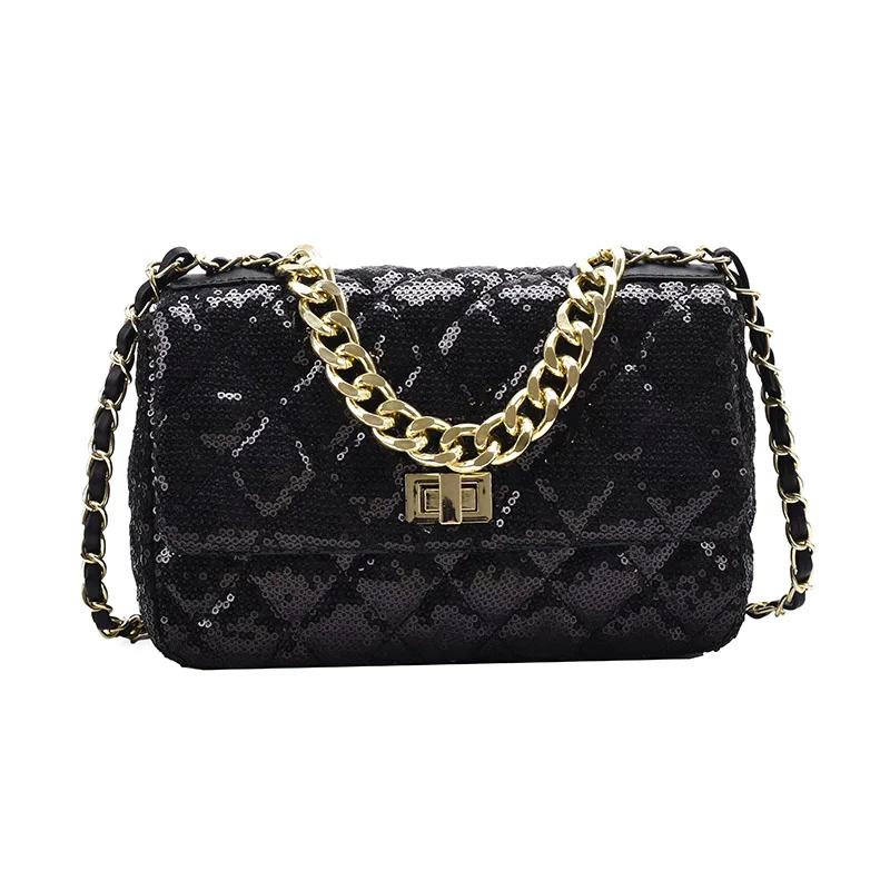 Lady Flap Shoulder Bag Metal Chain Handbags For Women 2020 Brand Sequins Square Small Women Bags Luxury Small Crossbody Bag
Lady Flap Shoulder Bag Metal Chain Handbags For Women 2020 Brand Sequins Square Small Women Bags Luxury Small Crossbody Bag
