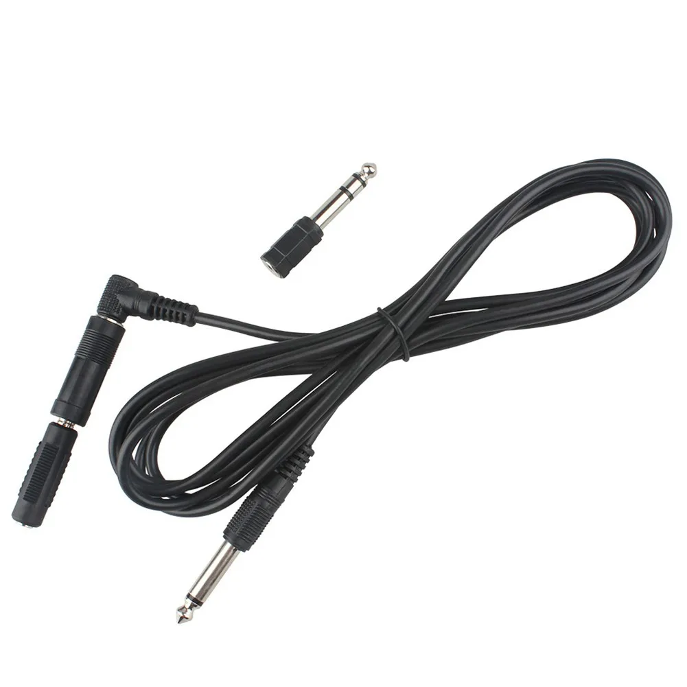 10FT Guitar Black Instrument Patch Straight Cable Cord 6.35mm Straight To 6.35 Elbow Free 3 Adapters Audio Equipment 3 Meters
10FT Guitar Black Instrument Patch Straight Cable Cord 6.35mm Straight To 6.35 Elbow Free 3 Adapters Audio Equipment 3 Meters