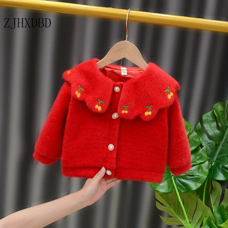 Wool & Blends Girls Coats Jacket Outerwear 2020 Autumn Winter Cute Baby Sweet Autumn Cherry Jacket for Girl Kid Children Clothes 
Wool & Blends Girls Coats Jacket Outerwear 2020 Autumn Winter Cute Baby Sweet Autumn Cherry Jacket for Girl Kid Children Clothes
