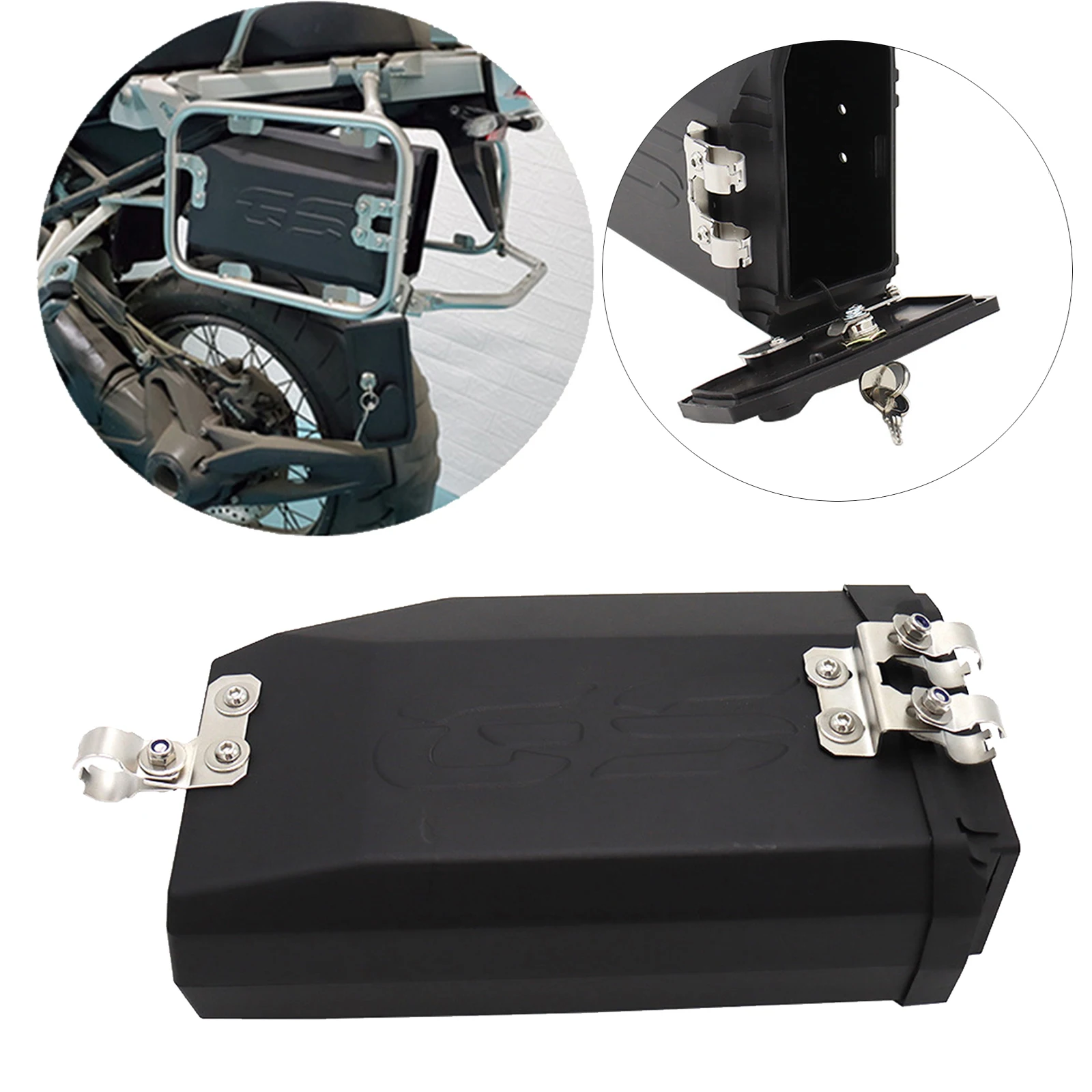Motorbike Motorcycle Tool Box 5L for BMW R1200GS R1250GS Black Parts Durable
Motorbike Motorcycle Tool Box 5L for BMW R1200GS R1250GS Black Parts Durable