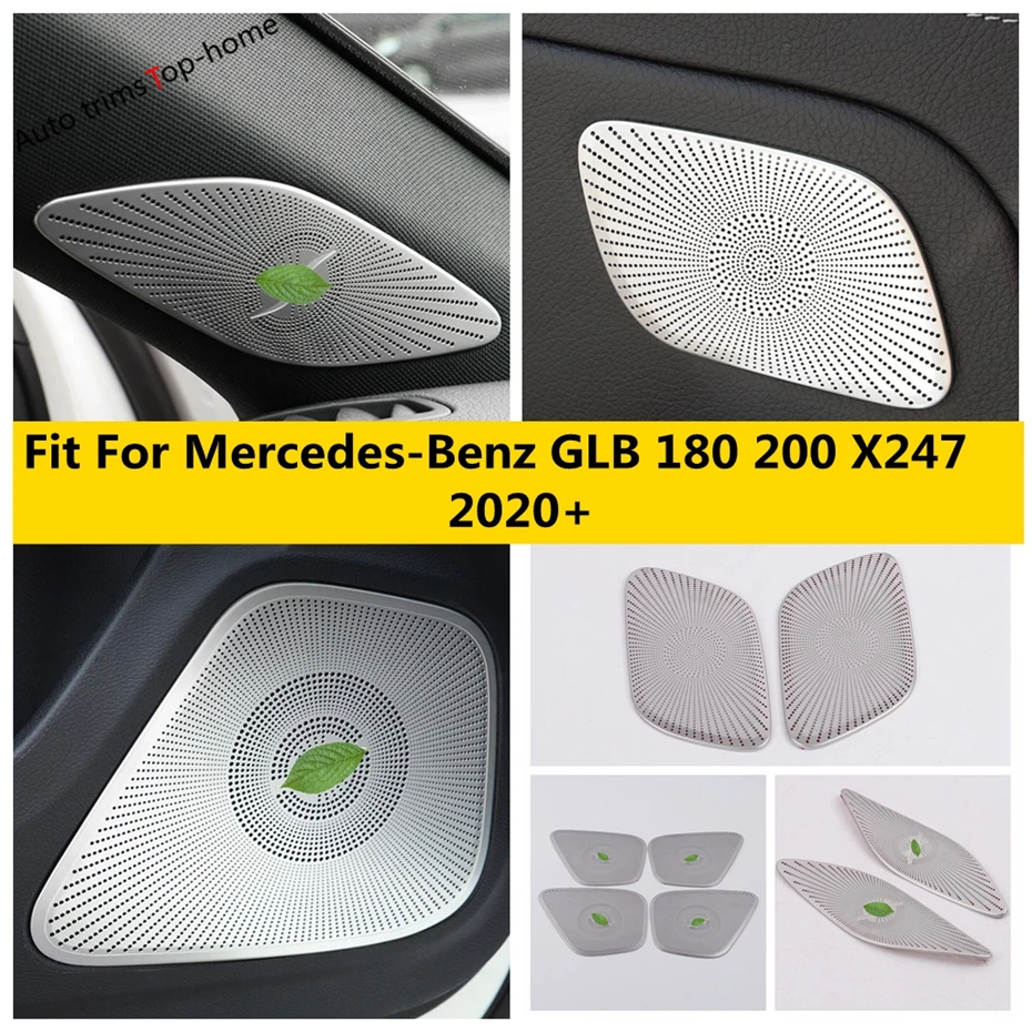 Дверной динамик громкий динамик декор крышка отделка для Mercedes-Benz GLB 180 200 X247 2020 - 2022 автомобильные аксессуары из нержавеющей стали
Дверной динамик громкий динамик декор крышка отделка для Mercedes-Benz GLB 180 200 X247 2020 - 2022 автомобильные аксессуары из нержавеющей стали