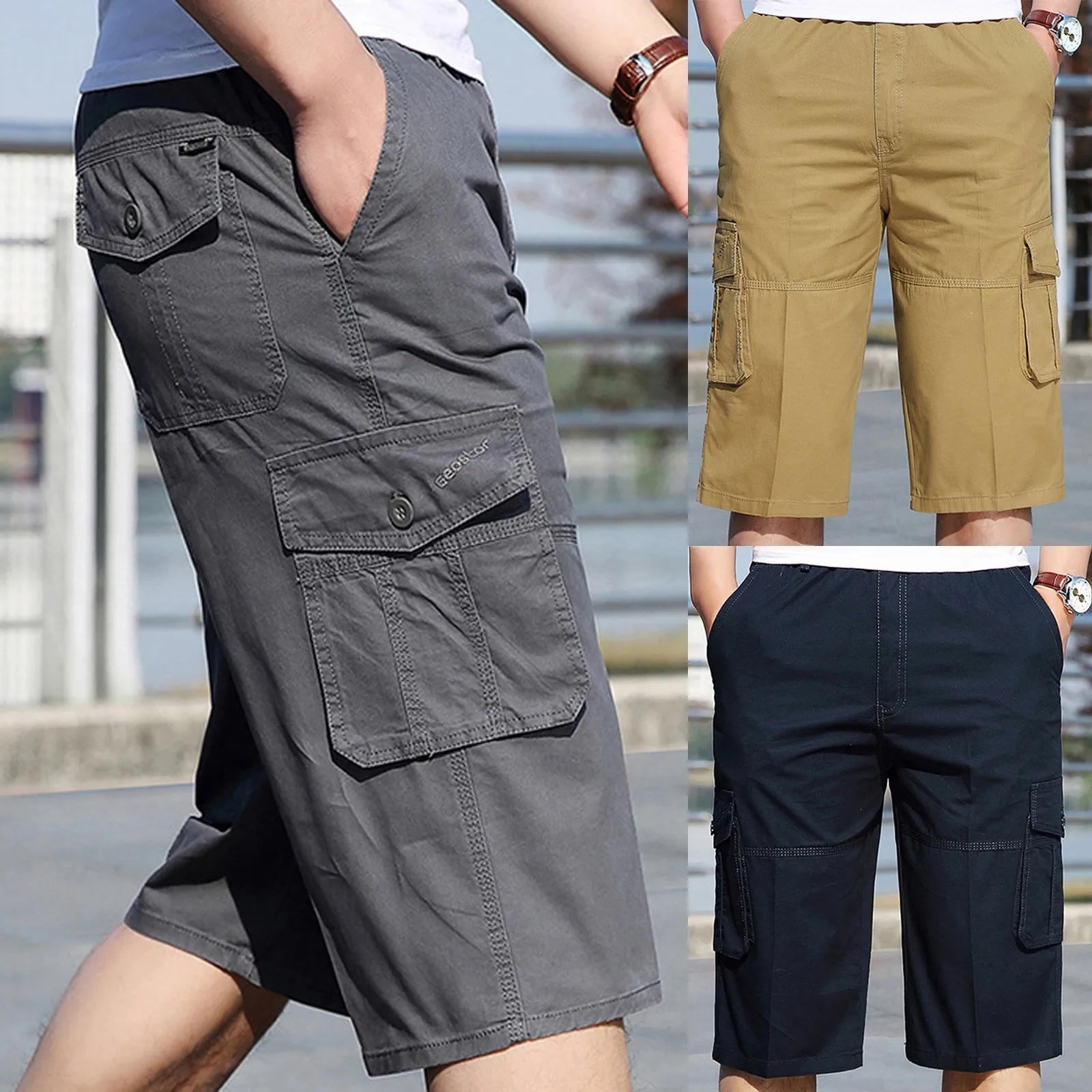 Men's Fashion Zipper Outdoors Pocket Shorts Sports Overalls Casual Pants Pantalones Cortos Casuales Shorts Men
Men's Fashion Zipper Outdoors Pocket Shorts Sports Overalls Casual Pants Pantalones Cortos Casuales Shorts Men
