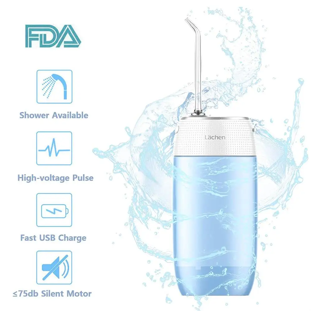 Oral Irrigator Dental Portable Water Flosser USB Fast Rechargeable Dental Water Flosser IPX7 Irrigator for Teeth Cleaning 2021
Oral Irrigator Dental Portable Water Flosser USB Fast Rechargeable Dental Water Flosser IPX7 Irrigator for Teeth Cleaning 2021