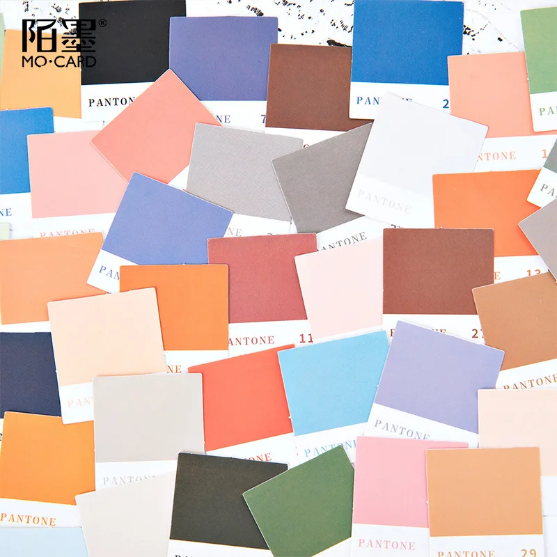 48packs Morandi Mini sticker Inspiration Color Card Series Boxed Stickers Fresh Handbook Decor Universal Scrapbooking Sticker
48packs Morandi Mini sticker Inspiration Color Card Series Boxed Stickers Fresh Handbook Decor Universal Scrapbooking Sticker