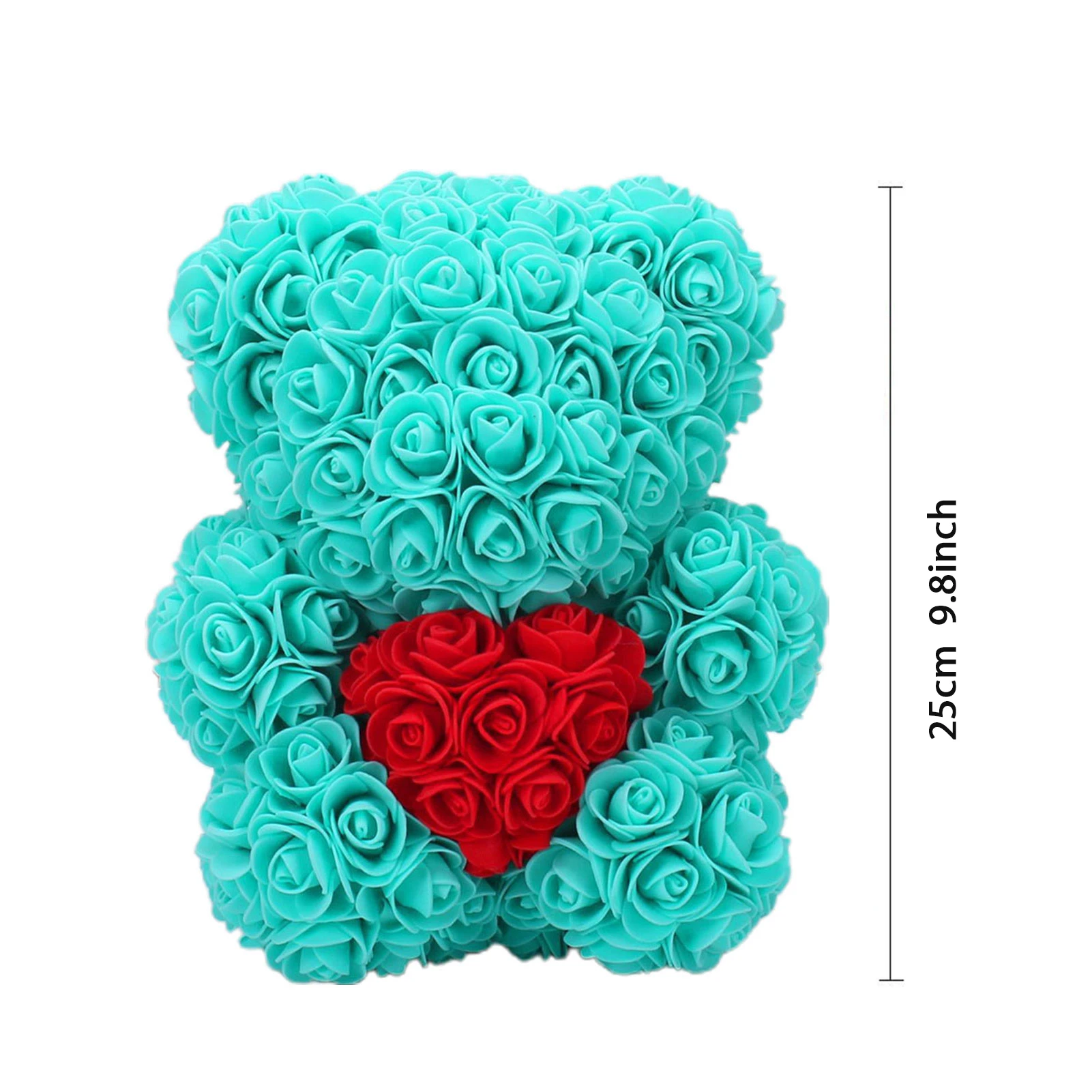 10inch Rose Bear Forever Flower Bear Artificial Simulated Flower For Anniversary Valentine's Day Thanksgiving Gift Decoration
10inch Rose Bear Forever Flower Bear Artificial Simulated Flower For Anniversary Valentine's Day Thanksgiving Gift Decoration