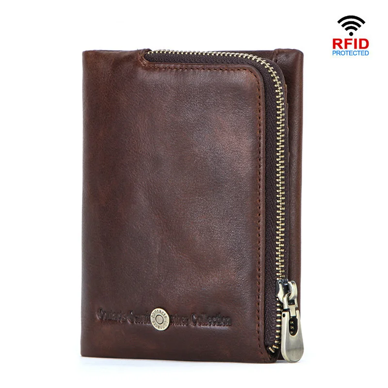 Small Male Wallet With Rifd Leather, New Male Wallet Made From Cow Leather And With Coin Pocket, Quality Wallet
Small Male Wallet With Rifd Leather, New Male Wallet Made From Cow Leather And With Coin Pocket, Quality Wallet