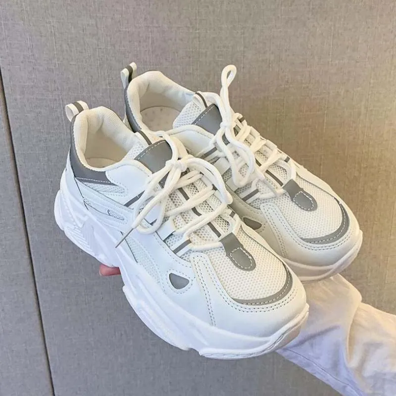 Women's Chunky Sneakers Mesh Breathable Platform Wedge Heels Shoes Lace Up Vulcanize Shoes Female Sports Flats Shoes Dad Shoes
Women's Chunky Sneakers Mesh Breathable Platform Wedge Heels Shoes Lace Up Vulcanize Shoes Female Sports Flats Shoes Dad Shoes
