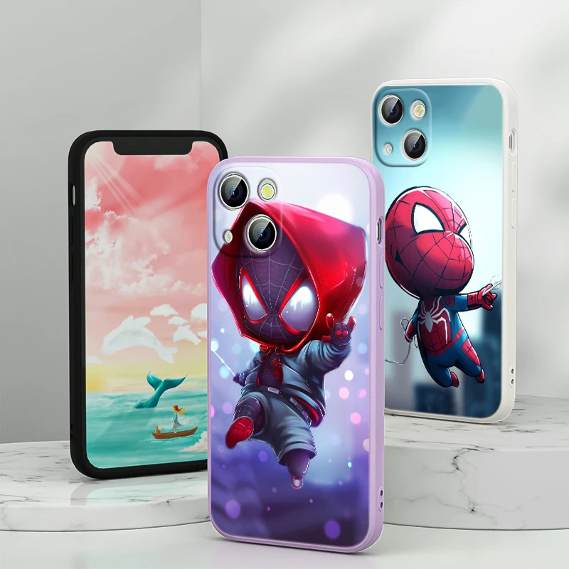 Marvel Spiderman Mini Avenger For Apple iPhone 13 12 Mini 11 Pro XS MAX XR X 8 7 6 SE Plus Liquid Silicone Soft Cover Phone Case
Marvel Spiderman Mini Avenger For Apple iPhone 13 12 Mini 11 Pro XS MAX XR X 8 7 6 SE Plus Liquid Silicone Soft Cover Phone Case