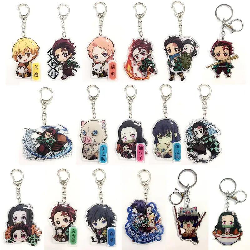 Cute Anime Demon Slayer Figure Keychain Kamado Tanjirou Kamado Nezuko Acrylic Key Chain Key Ring Kids Trinket Key Holder Gift
Cute Anime Demon Slayer Figure Keychain Kamado Tanjirou Kamado Nezuko Acrylic Key Chain Key Ring Kids Trinket Key Holder Gift